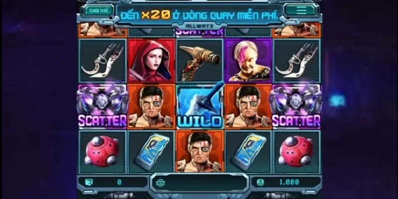 Nổ hũ Alita tại Win79 có nhiều biểu tượng đặc biệt